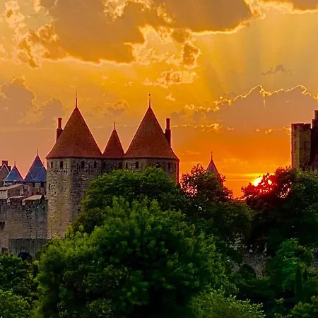 4 Star Carcassonne Historic Duplex Air Conditioned Apartement D'Eglantine Exterior foto
